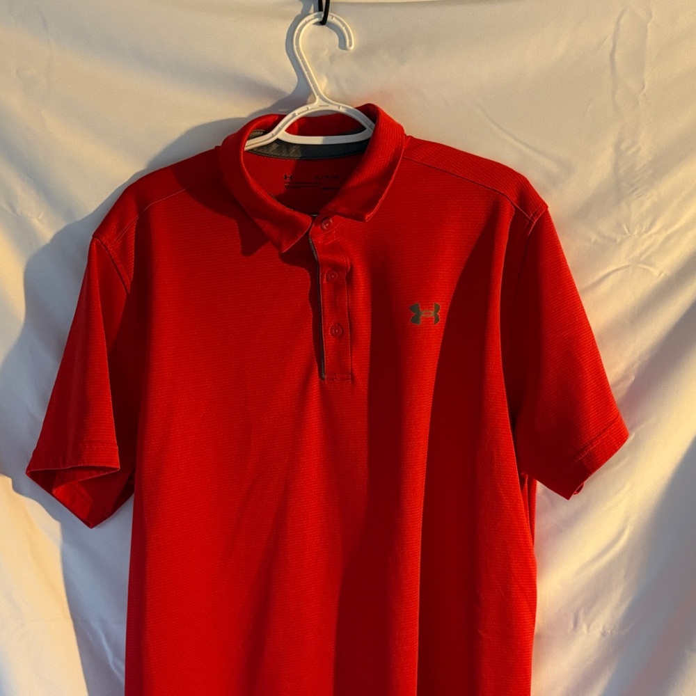 Under Armour Men's Bold Red Polo Shirt
